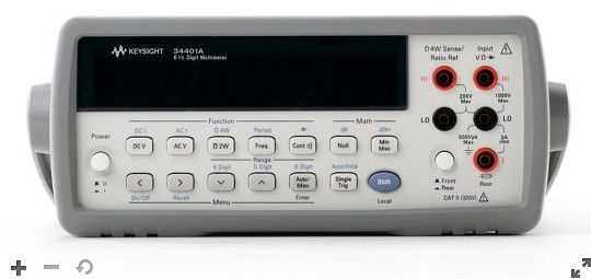 comprare Multimetro Digitale Keysight Agilent 34401A a 6,5 cifre con True RMS per tensione e corrente AC e connettività GPIB/RS-232 fabbricazione online
