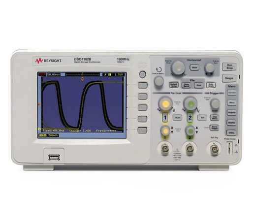 comprare Oscilloscopio digitale a memoria Keysight Agilent DSO1102B 100MHz 2 canali con LCD a colori da 5,7 pollici fabbricazione online