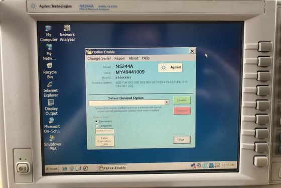 comprare Attrezzatura di prova bassa utilizzata dell'analizzatore di rete di vettore di alta precisione N5244A per vendita fabbricazione online