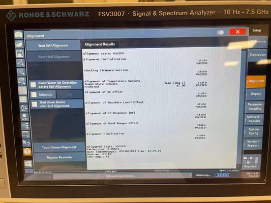 comprare Rohde & Schwarz FSV3007 Analisatore di segnale e spettro da 10 Hz a 7,5 GHz con touchscreen fabbricazione online