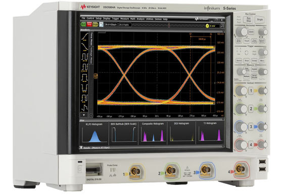 comprare Keysight Agilent Oscilloscopio ad alta definizione DSOS804A con larghezza di banda 8 GHz 4 canali analogici e ADC a 10 bit fabbricazione online