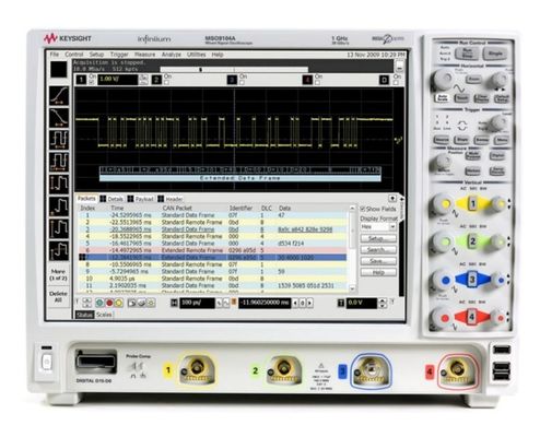 comprare Oscilloscopio a segnale misto Keysight MSO9104A con larghezza di banda di 1 GHz, 4 canali analogici e 16 canali digitali, frequenza di campionamento 20 GSa/s fabbricazione online