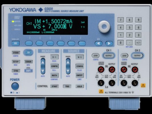 comprare YOKOGAWA GS820 Multi Channel Source Measurement Unit con funzione a quattro quadranti e risoluzione isolata a 2 canali 1 pA fabbricazione online