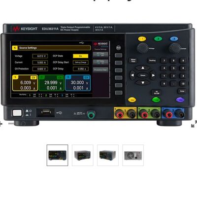 comprare Keysight EDU36311A 6V 80W USB Triple-Output DC Bench Power Supply con Smart Bench Essentials fabbricazione online