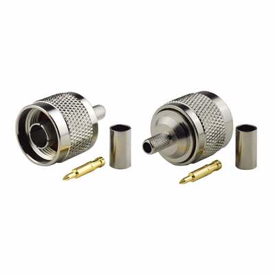 comprare N Male Connector with IP67 Waterproof Rating Copper Contact for 0-3GHz Frequency Applications fabbricazione online