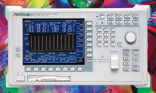 MS9710C Anritsu Spectrum Analyzer Lunga lunghezza d'onda 0,6-1,75μm,50 pm
