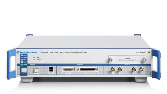 Generatori di segnali Rohde e Schwarz AFQ100B con gamma di frequenza di 528 MHz