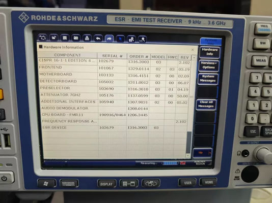 Rapido ricevitore di prova R&S®ESR3 EMI 9 KHz a 3,6 GHz
