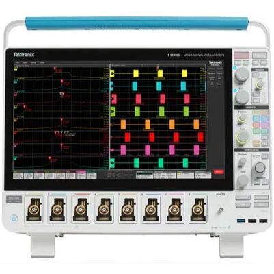 Oscilloscopio a segnale misto Tektronix MSO54B con larghezza di banda da 350 MHz a 2 GHz, 4 canali analogici e 32 canali digitali e frequenza di campionamento di 6,25 GS/s