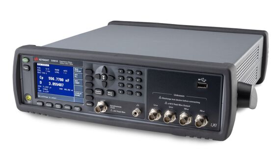 Misuratore LCR da banco Keysight Agilent E4981B con misurazione ad alta velocità da 2,3 ms, test CD-D accurato allo 0,05% e intervallo da 0 F a 2,0 mF