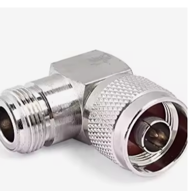 N Type Male Right Angle RF Connector with IP67 Waterproof Brass Material for DC-11GHz Frequency
